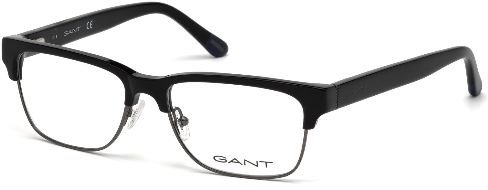 Gant GA3132 Geometric Eyeglasses 002-002 - Matte Black