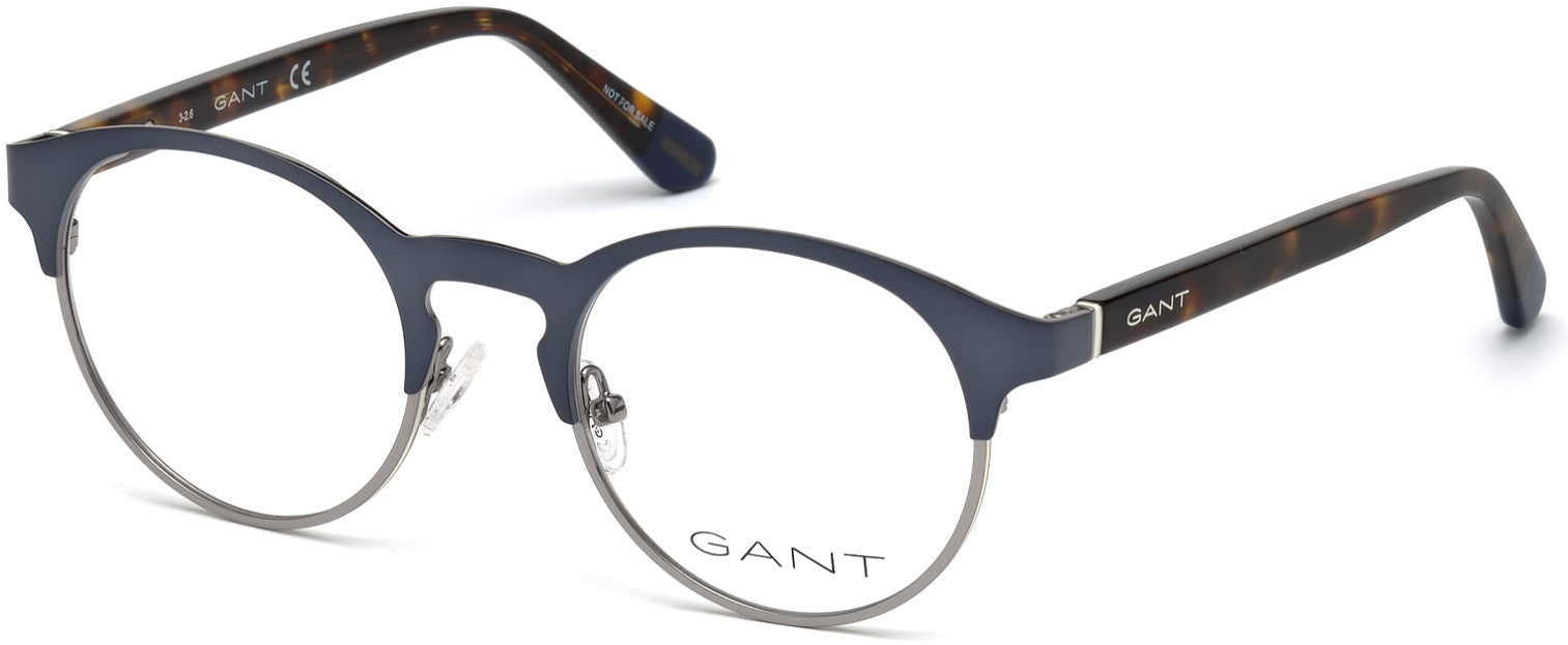 Gant GA3138 Round Eyeglasses 091-091 - Matte Blue