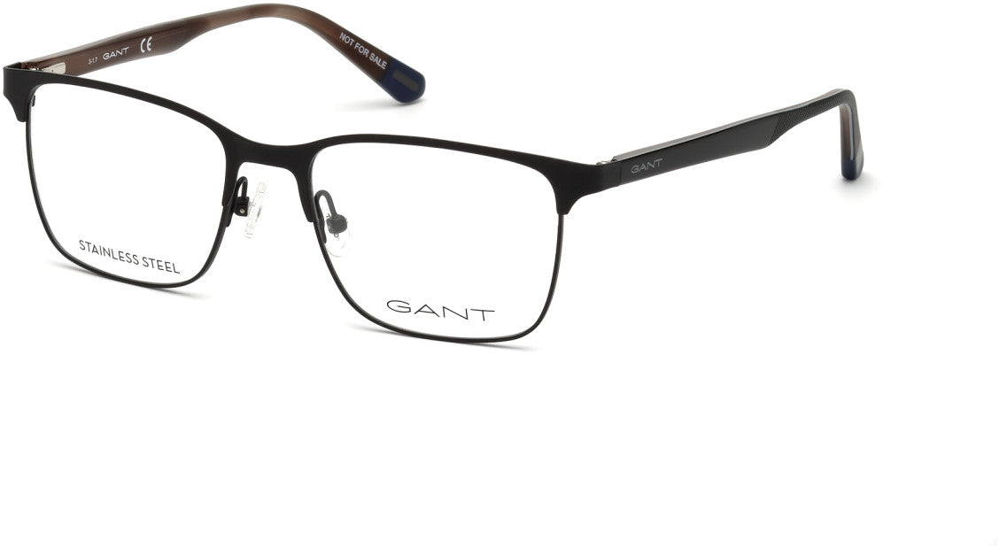 Gant GA3159 Square Eyeglasses 002-002 - Matte Black