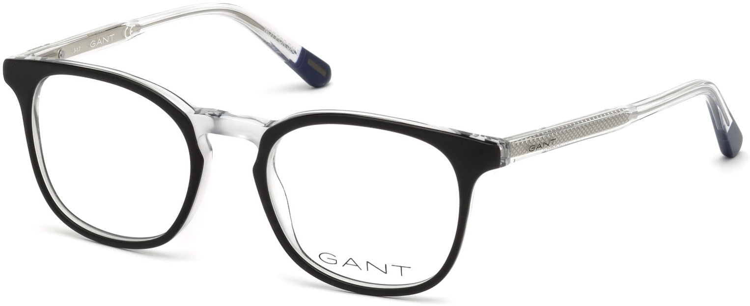 Gant GA3164 Round Eyeglasses 005-005 - Black
