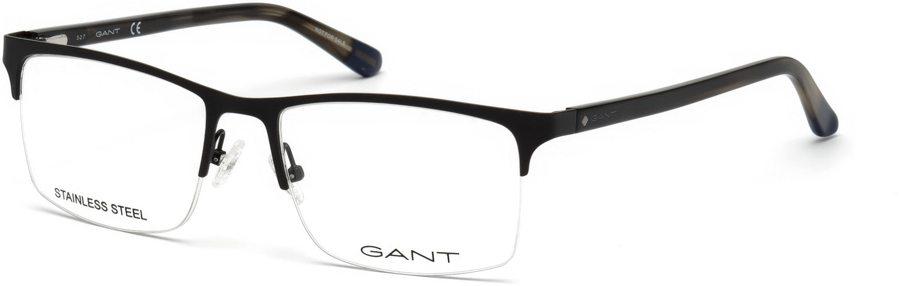 Gant GA3169 Rectangular Eyeglasses 002-002 - Matte Black