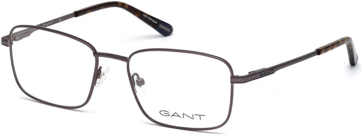 Gant GA3170 Rectangular Eyeglasses 009-009 - Matte Gunmetal
