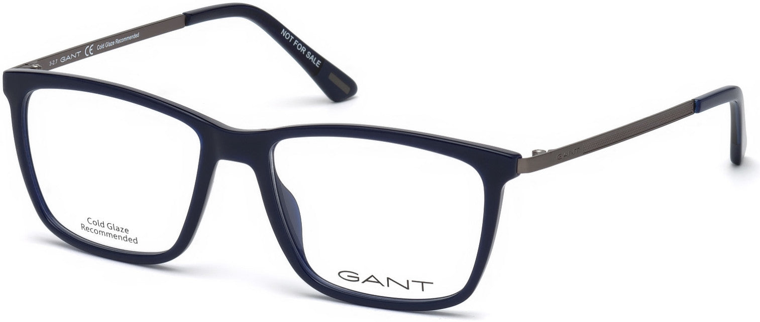 Gant GA3173 Rectangular Eyeglasses 091-091 - Matte Blue