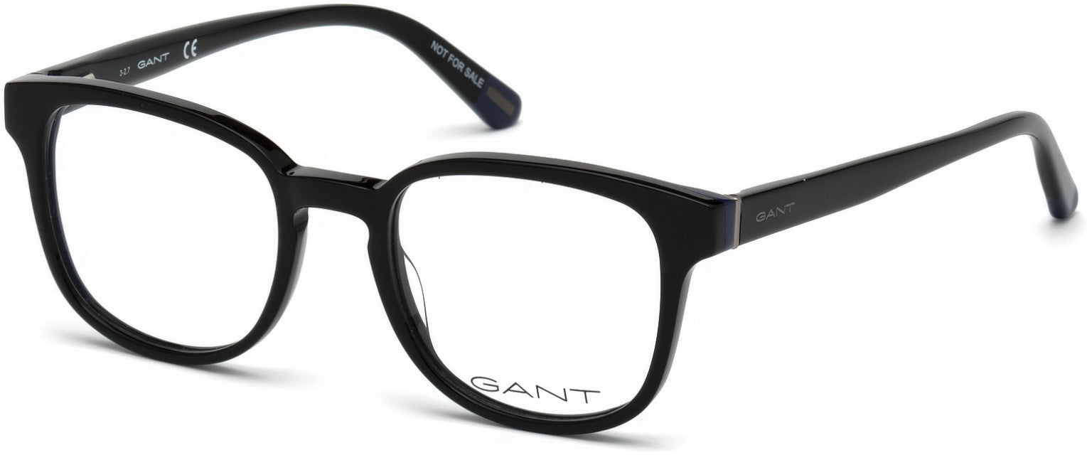 Gant GA3175 Round Eyeglasses 001-001 - Shiny Black