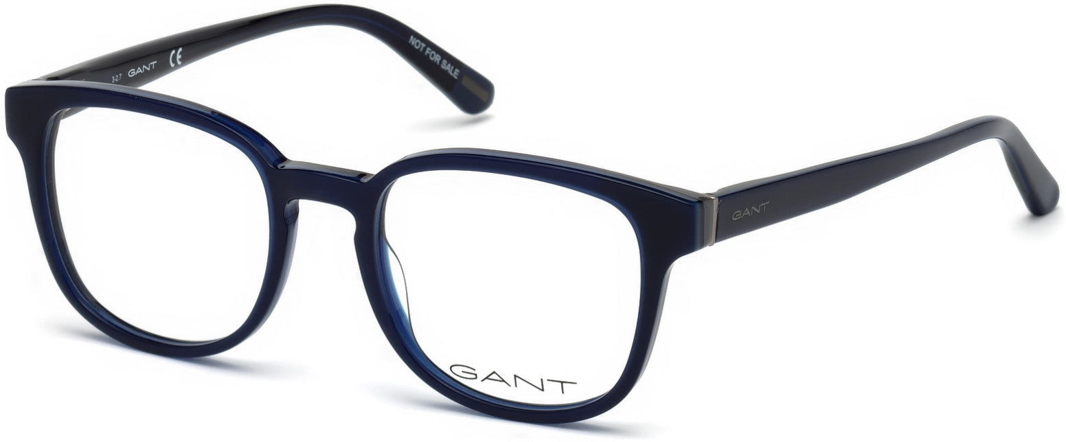 Gant GA3175 Round Eyeglasses 090-090 - Shiny Blue