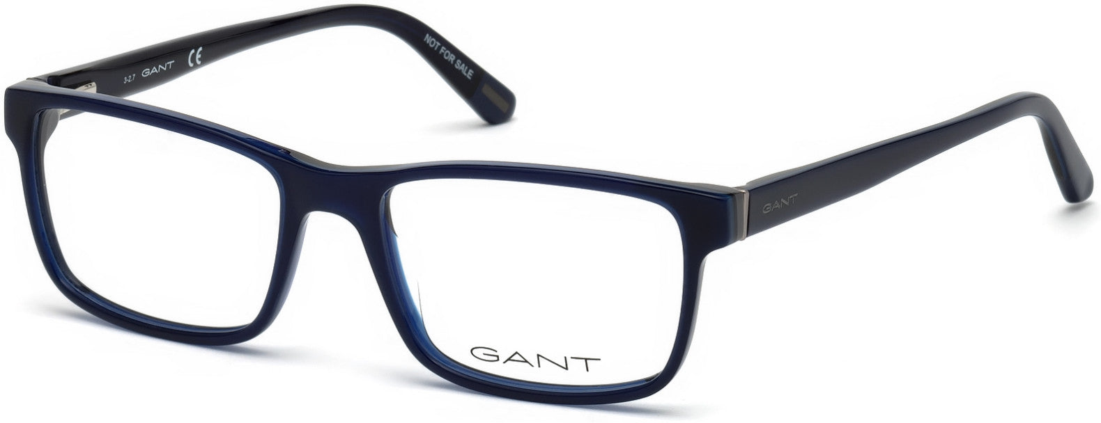 Gant GA3177 Rectangular Eyeglasses 090-090 - Shiny Blue
