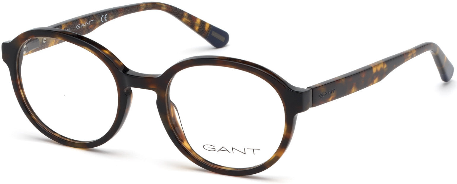 Gant GA3179 Round Eyeglasses 052-052 - Dark Havana