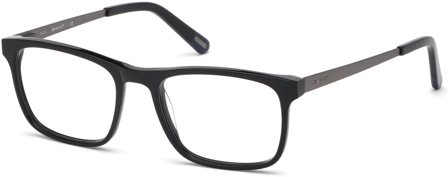 Gant GA3189 Rectangular Eyeglasses 001-001 - Shiny Black