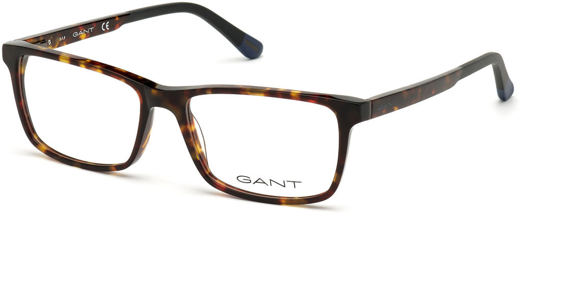 Gant GA3201 Rectangular Eyeglasses 052-052 - Dark Havana