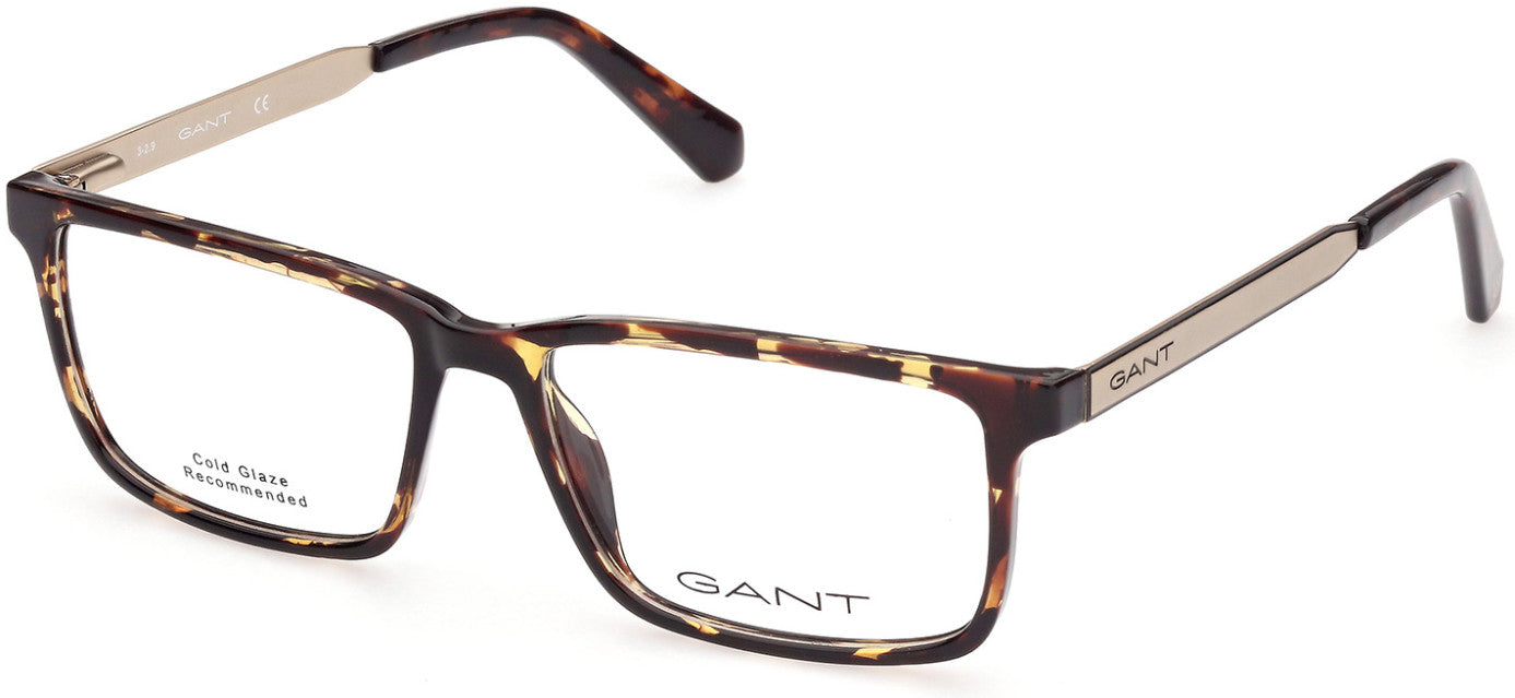 Gant GA3216 Rectangular Eyeglasses 052-052 - Dark Havana