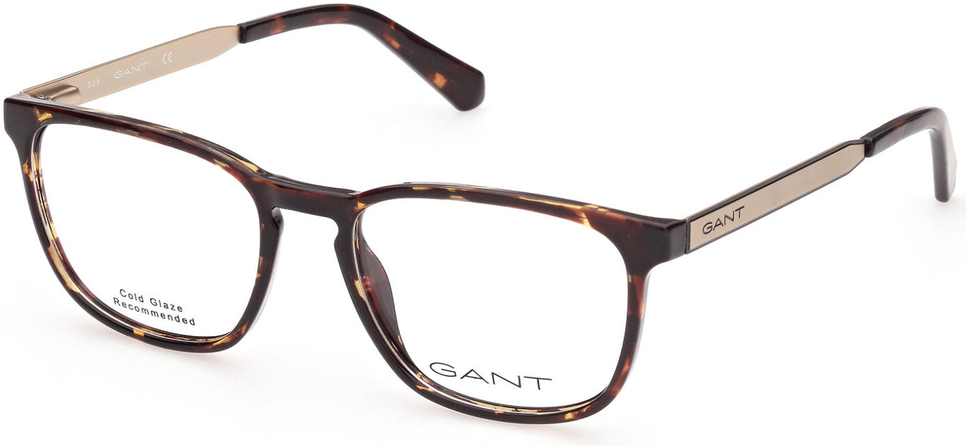 Gant GA3217 Square Eyeglasses 052-052 - Dark Havana