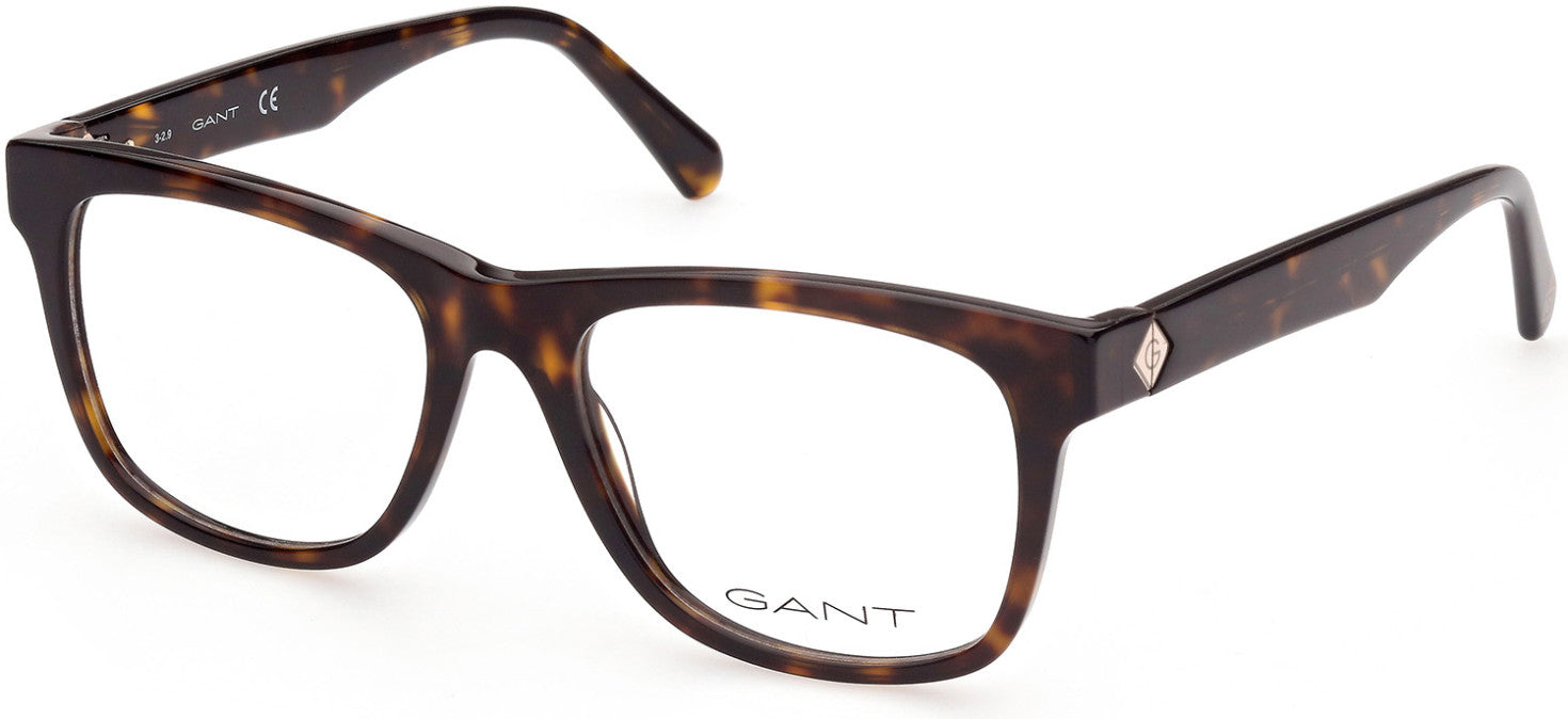 Gant GA3218 Square Eyeglasses 052-052 - Dark Havana
