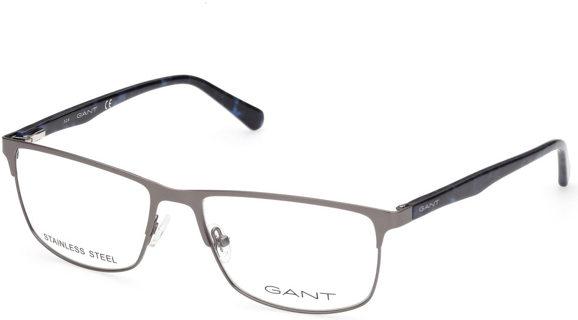 Gant GA3226 Rectangular Eyeglasses 009-009 - Matte Gunmetal
