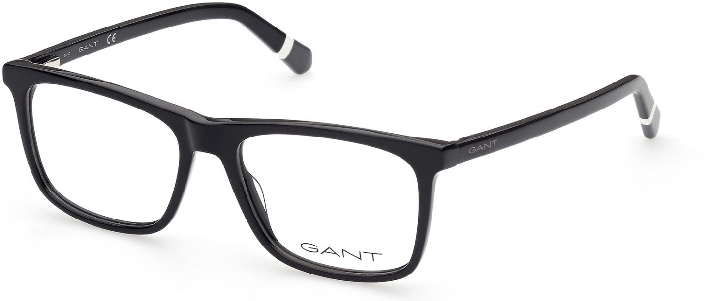 Gant GA3230 Rectangular Eyeglasses 001-001 - Shiny Black