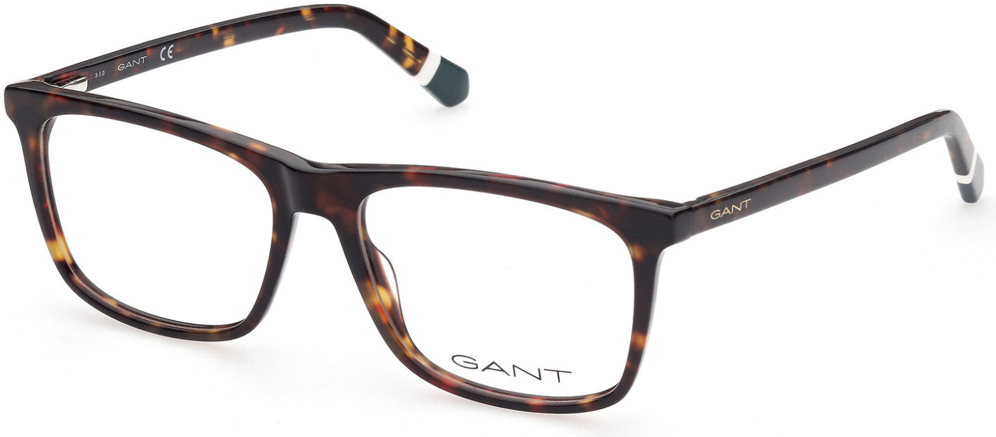 Gant GA3230 Rectangular Eyeglasses 052-052 - Dark Havana