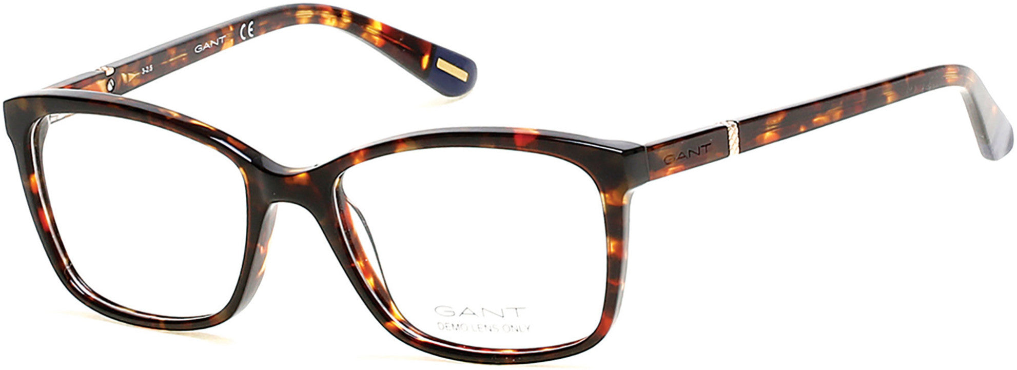 Gant GA4070 Geometric Eyeglasses 052-052 - Dark Havana