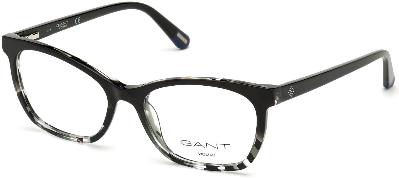 Gant GA4095 Round Eyeglasses 055-055 - Coloured Havana