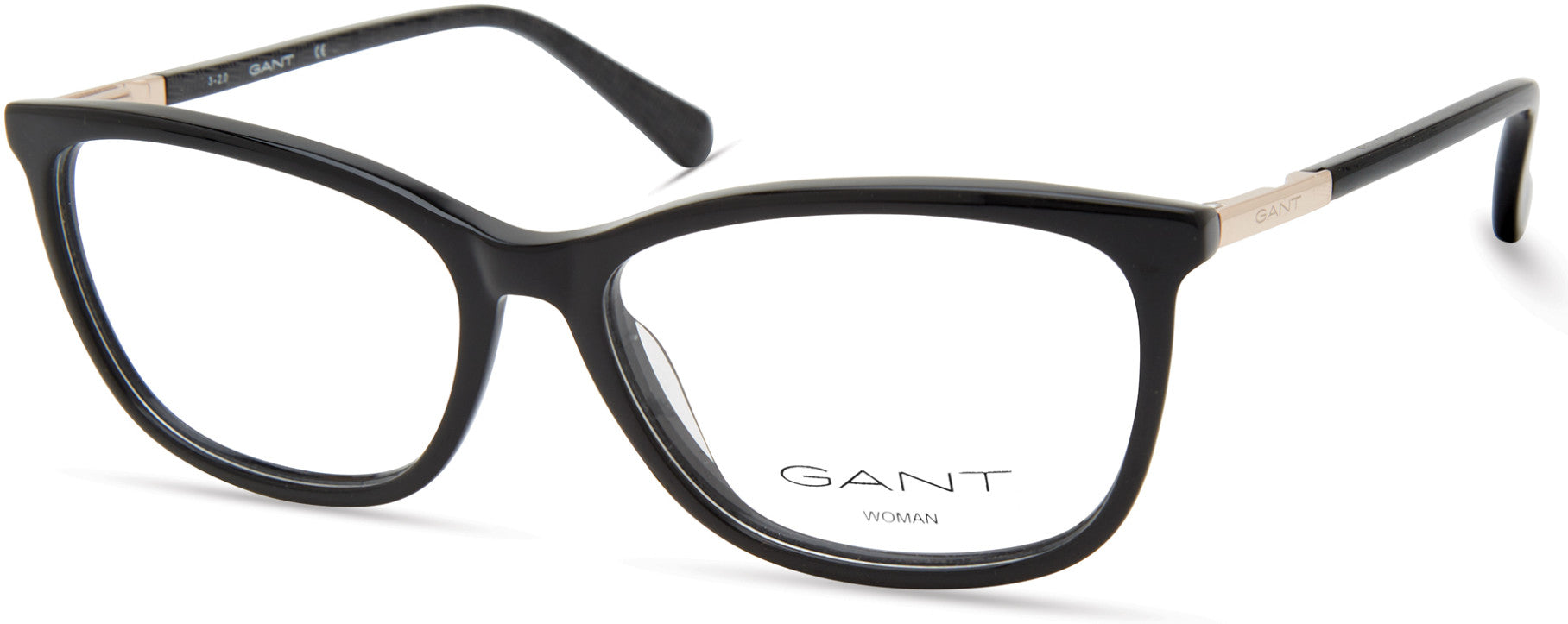 Gant GA4115 Rectangular Eyeglasses 001-001 - Shiny Black