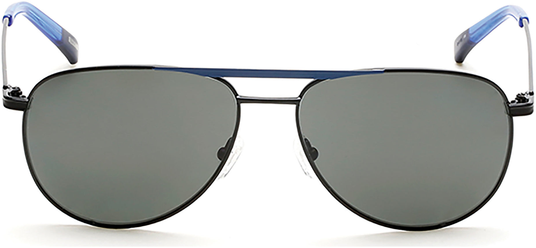 Gant GA7060 Pilot Sunglasses 01D-01D - Shiny Black / Smoke Polarized Lens