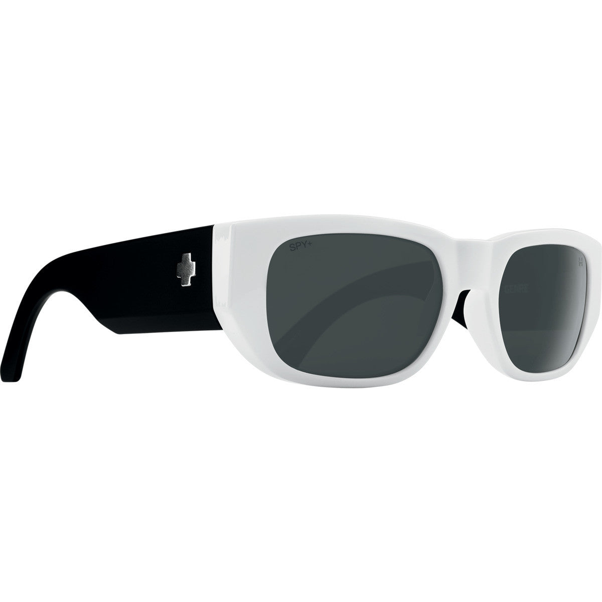 Spy Genre Sunglasses  White Matte Black 54-20-143 M-L 54-61