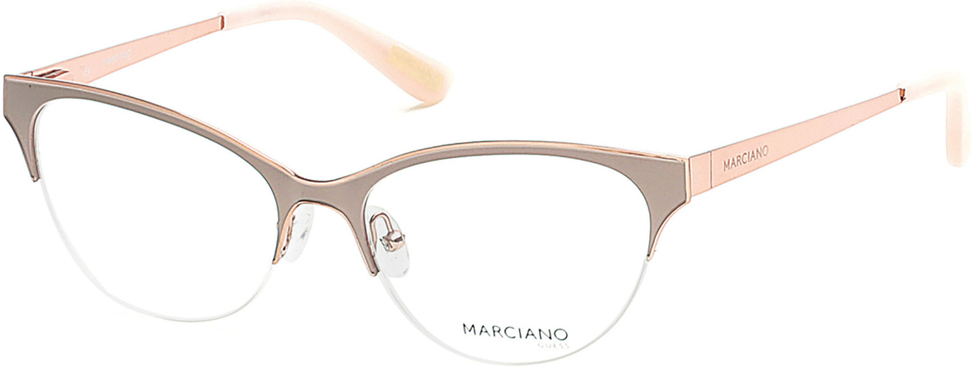 Guess By Marciano GM0277 Eyeglasses 057-057 - Shiny Beige