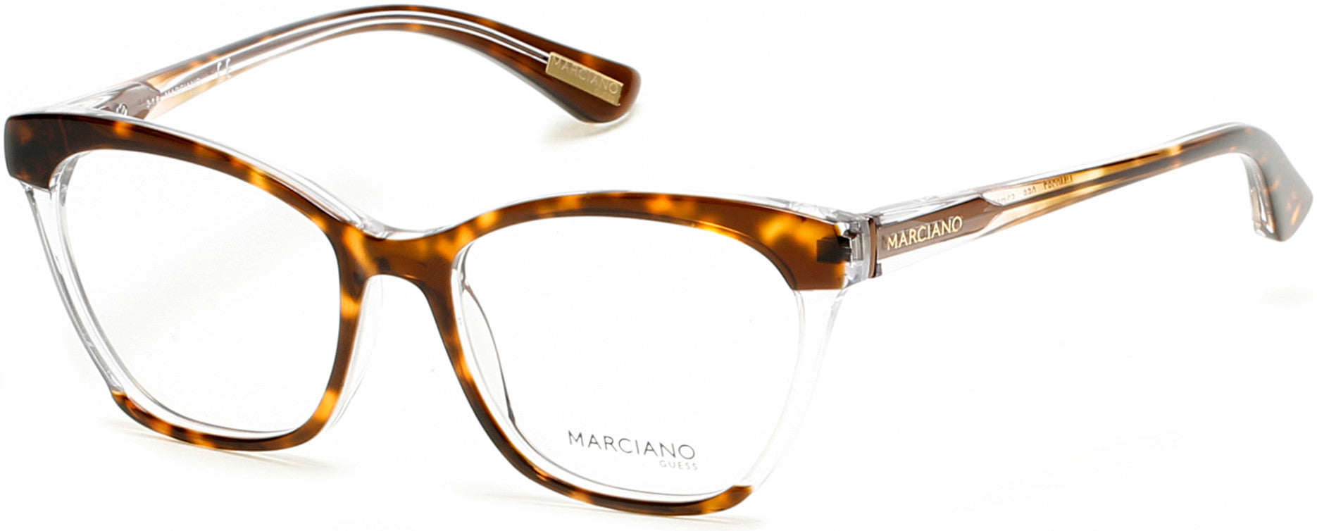 Guess By Marciano GM0287 Cat Eyeglasses 056-056 - Havana/other