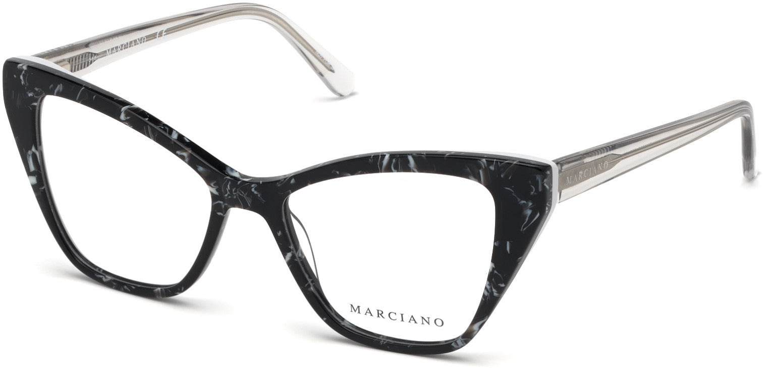Guess By Marciano GM0328 Cat Eyeglasses 005-005 - Black