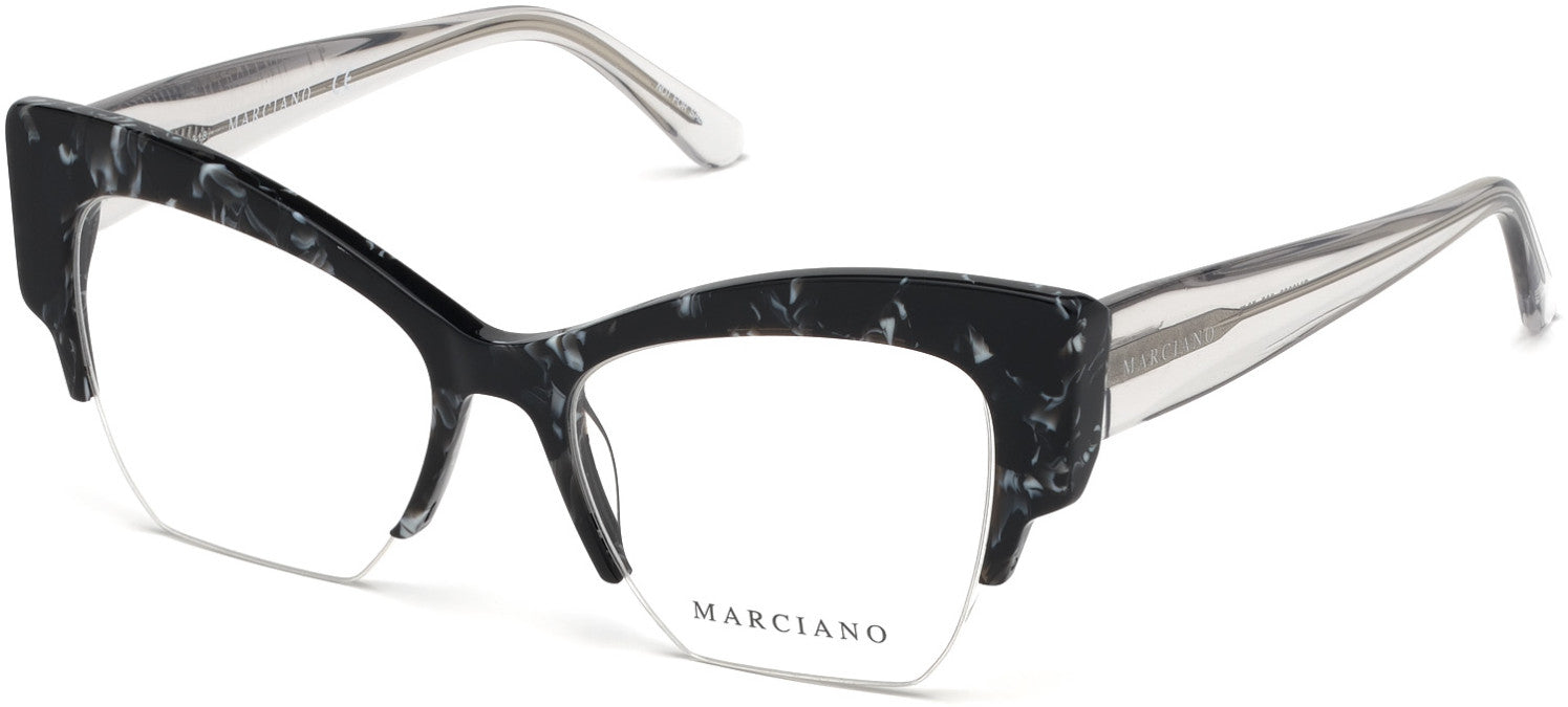 Guess By Marciano GM0329 Geometric Eyeglasses 005-005 - Black