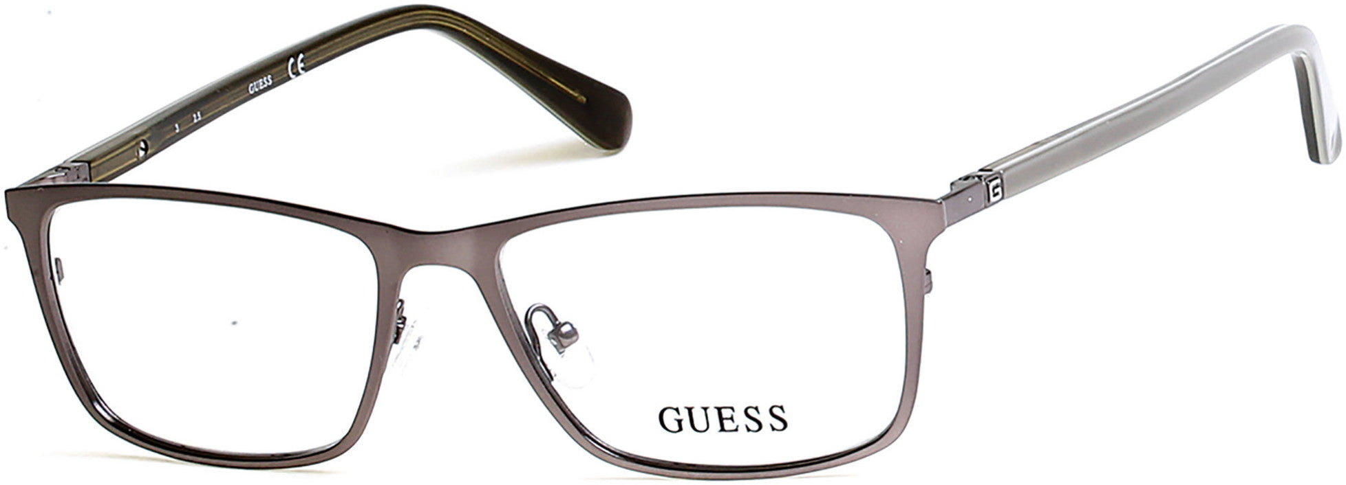 Guess GU1889 Geometric Eyeglasses 009-009 - Matte Gunmetal
