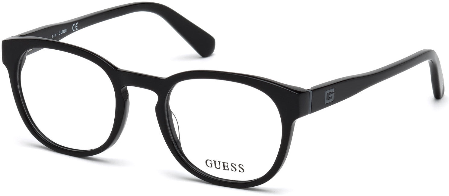 Guess GU1907 Geometric Eyeglasses 001-001 - Shiny Black