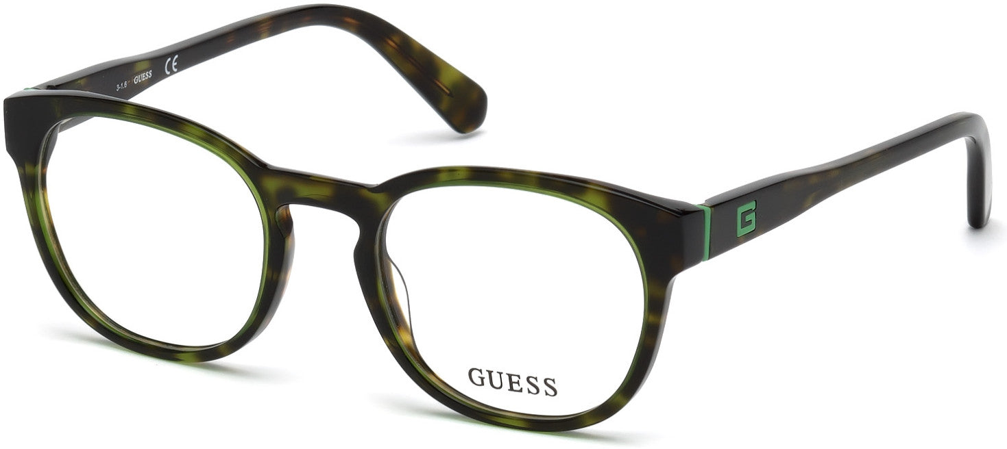 Guess GU1907 Geometric Eyeglasses 098-098 - Dark Green/other