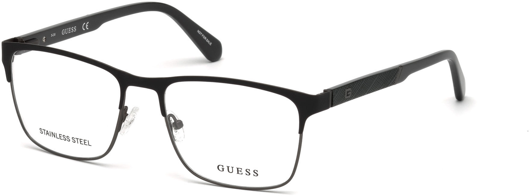 Guess GU1924 Geometric Eyeglasses 002-002 - Matte Black