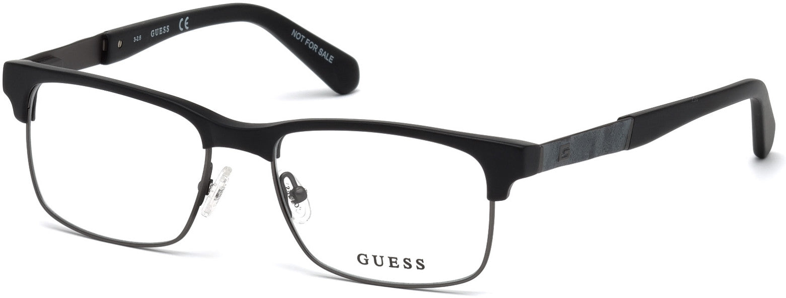 Guess GU1927 Geometric Eyeglasses 002-002 - Matte Black