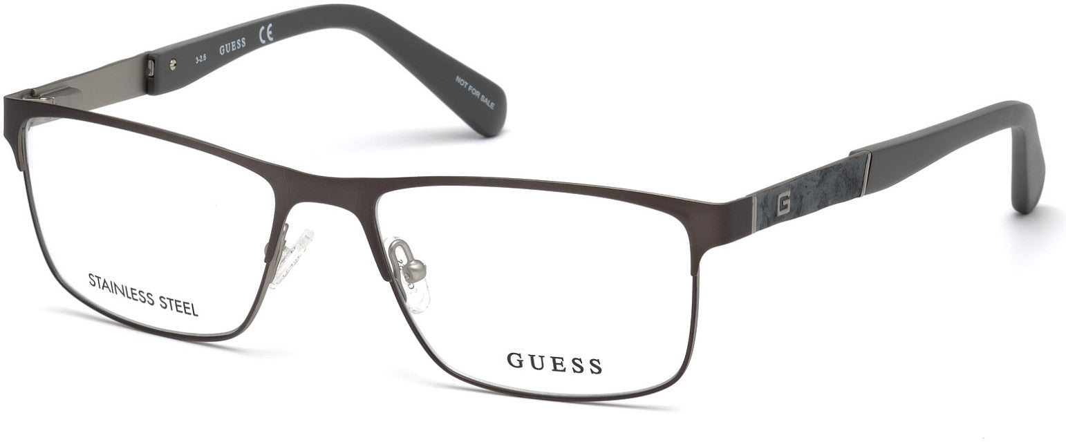 Guess GU1928 Geometric Eyeglasses 009-009 - Matte Gunmetal