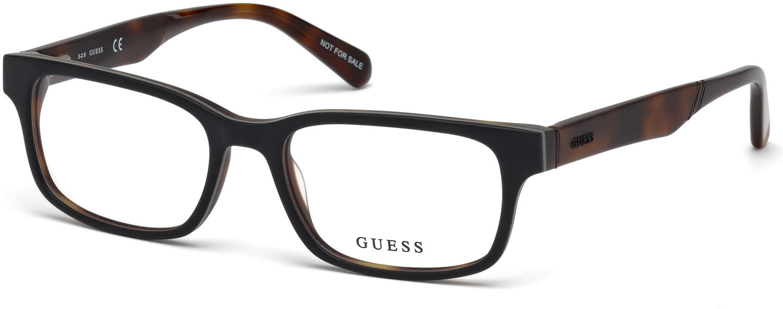 Guess GU1934 Geometric Eyeglasses 002-002 - Matte Black