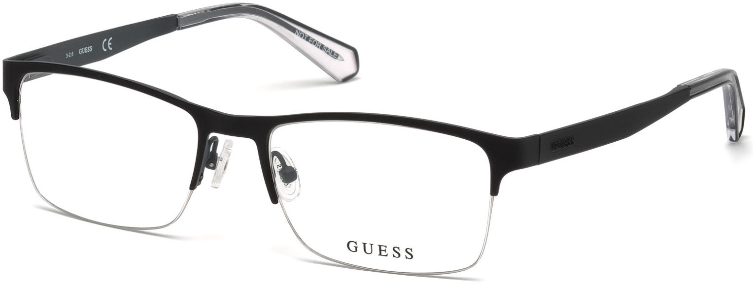 Guess GU1936 Geometric Eyeglasses 002-002 - Matte Black