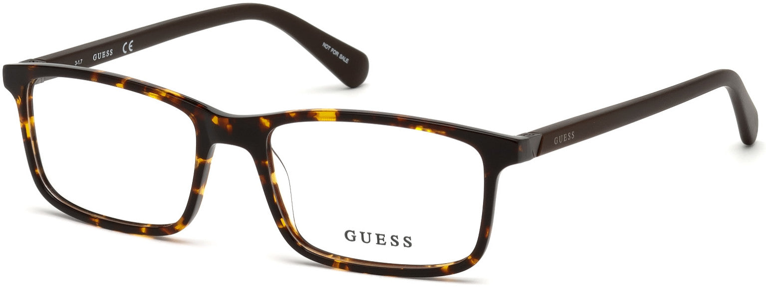 Guess GU1948 Rectangular Eyeglasses 052-052 - Dark Havana