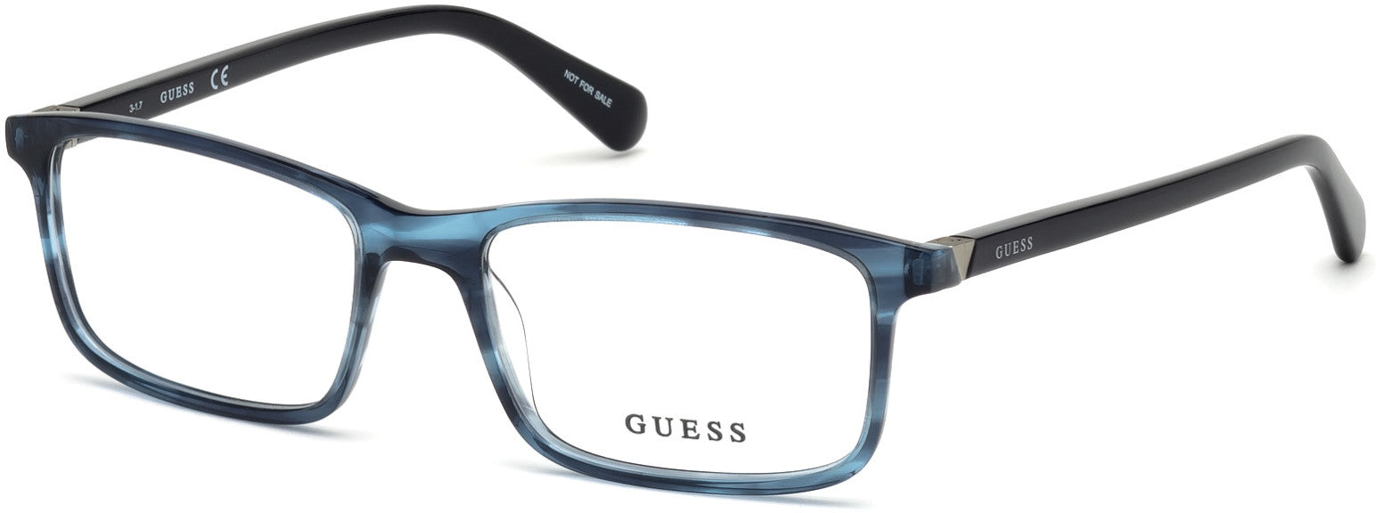 Guess GU1948 Rectangular Eyeglasses 027-091 - Matte Blue