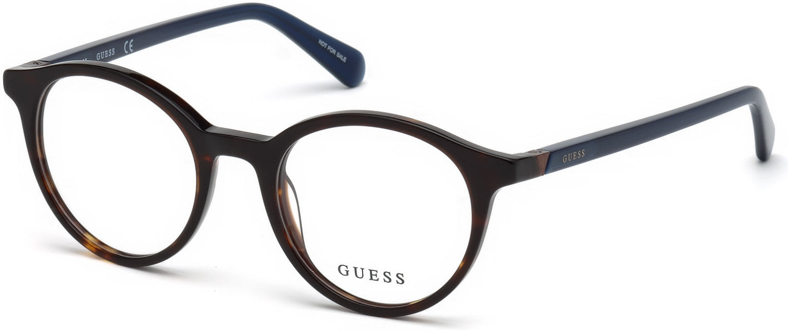 Guess GU1951 Round Eyeglasses 052-052 - Dark Havana