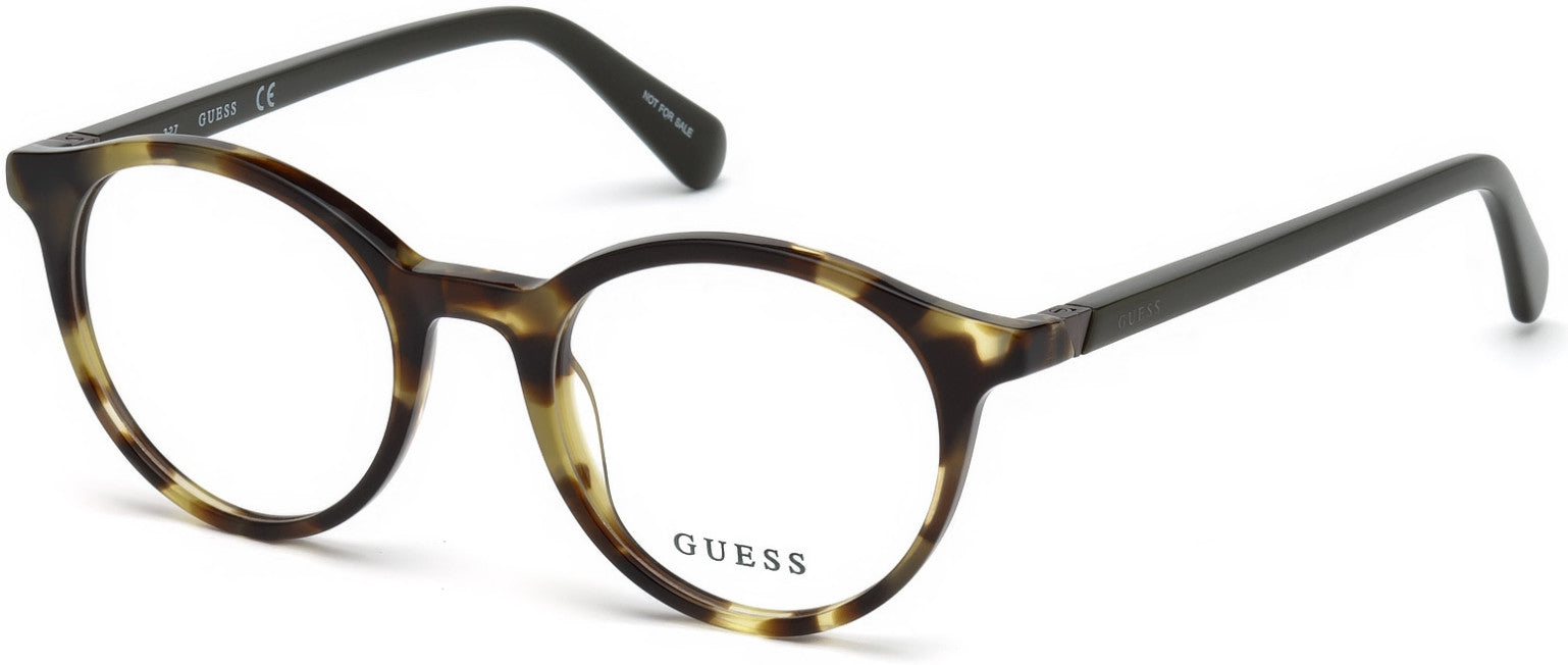 Guess GU1951 Round Eyeglasses 055-055 - Coloured Havana