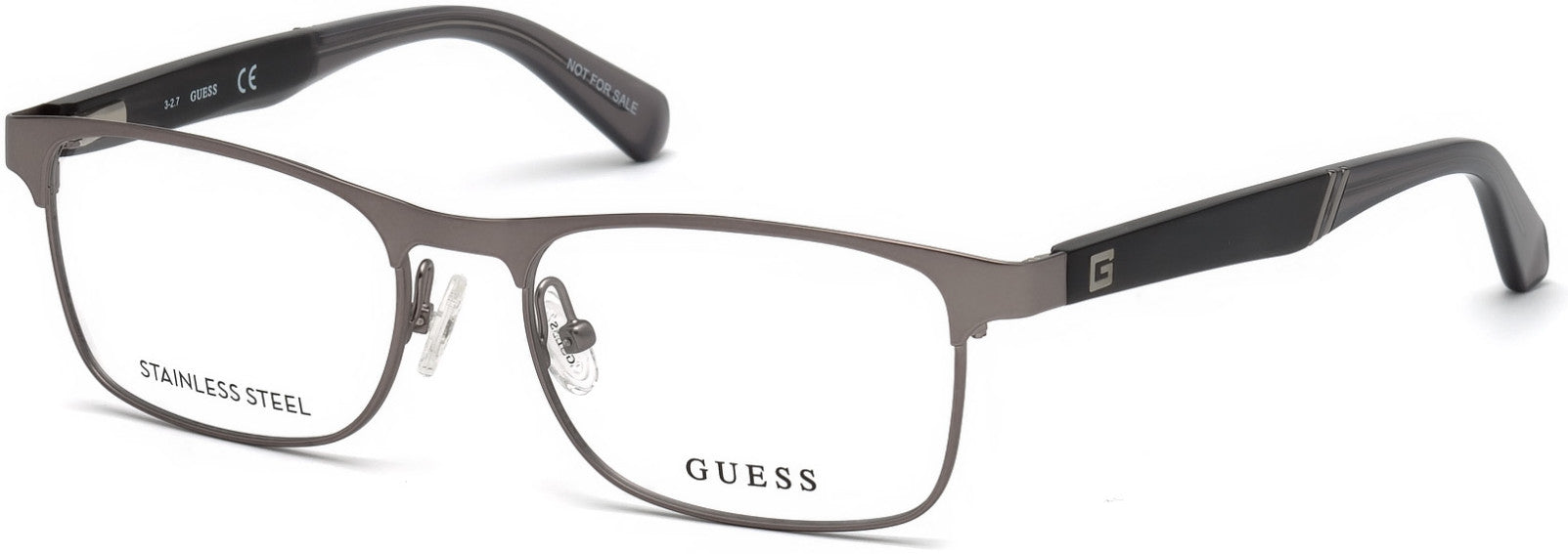 Guess GU1952 Rectangular Eyeglasses 009-009 - Matte Gunmetal