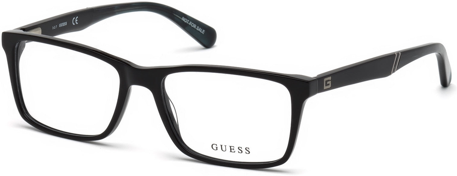 Guess GU1954 Rectangular Eyeglasses 001-001 - Shiny Black