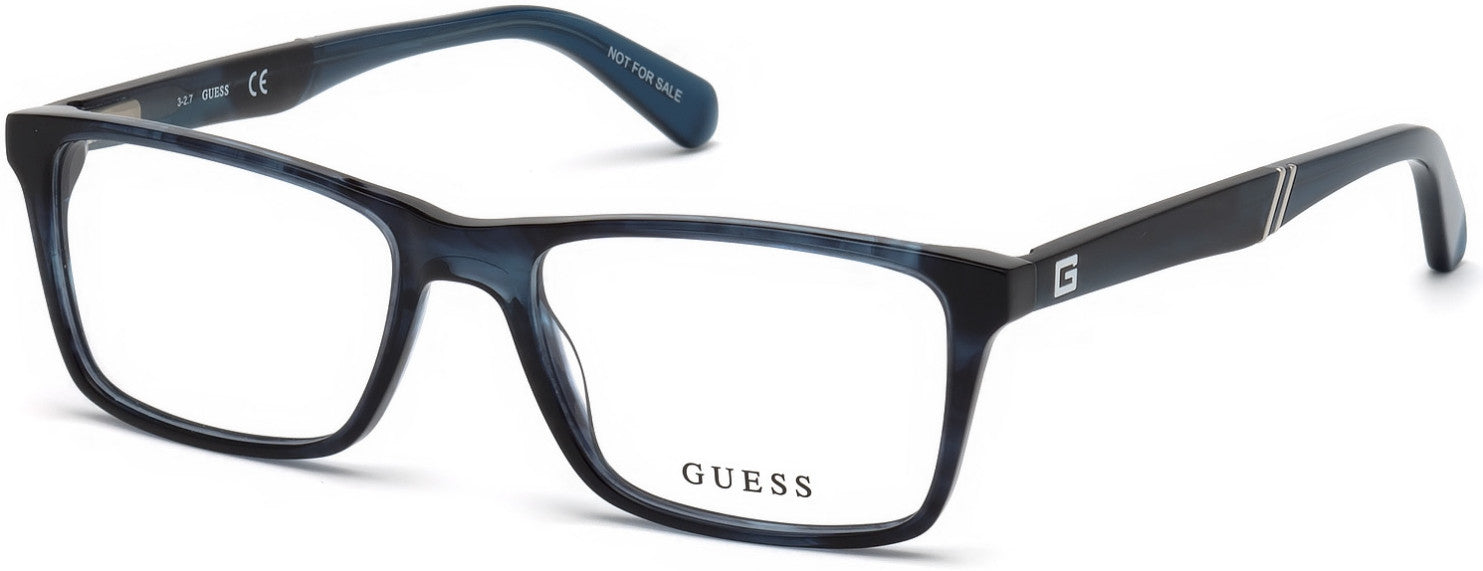 Guess GU1954 Rectangular Eyeglasses 092-092 - Blue