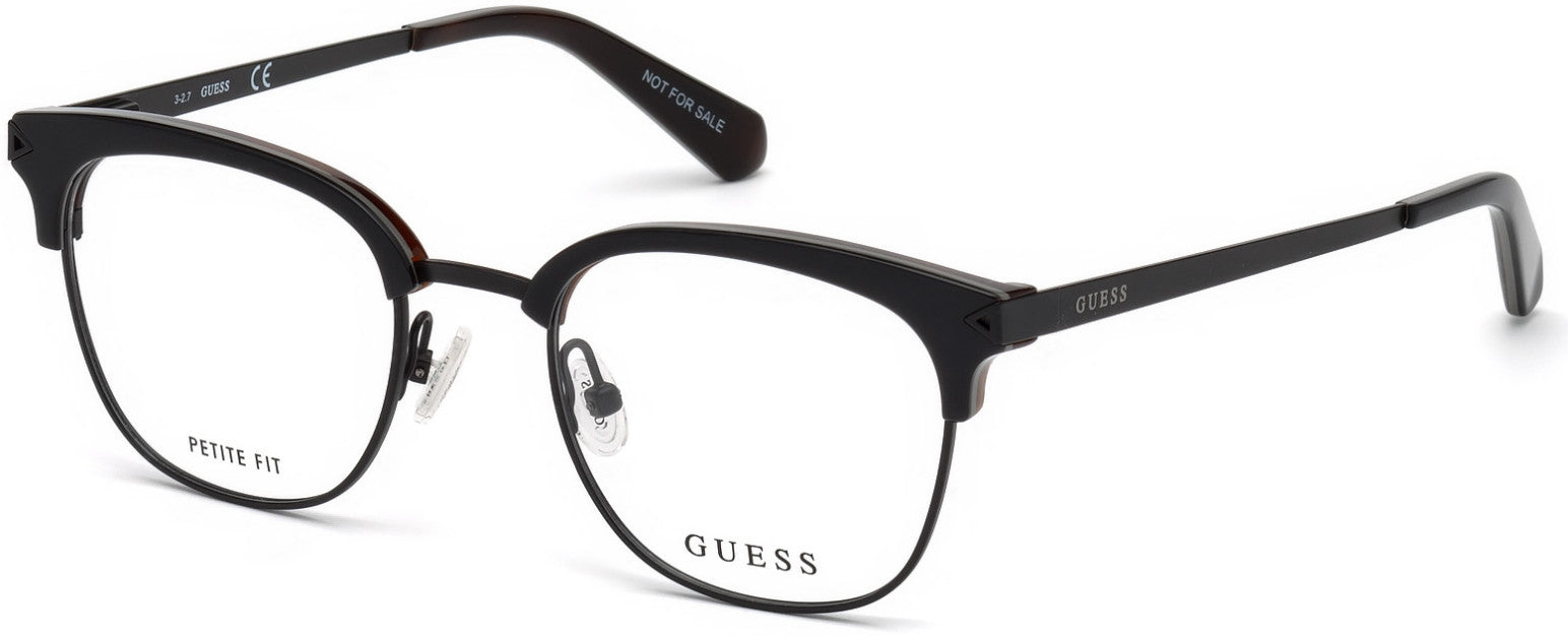 Guess GU1955 Round Eyeglasses 005-005 - Black