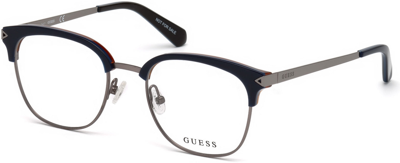 Guess GU1955 Round Eyeglasses 092-092 - Blue