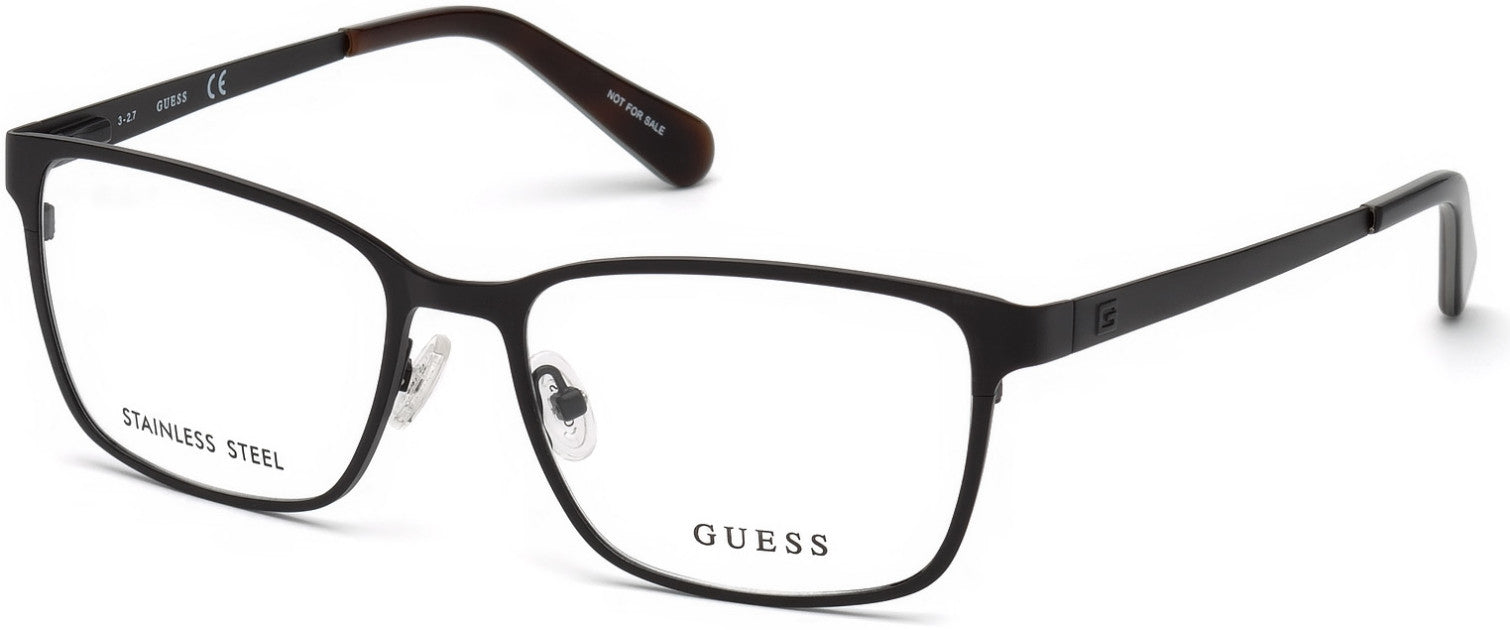 Guess GU1958 Geometric Eyeglasses 002-002 - Matte Black