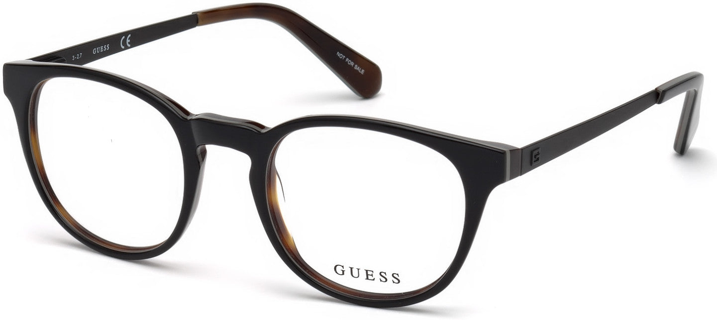 Guess GU1959 Round Eyeglasses 001-001 - Shiny Black