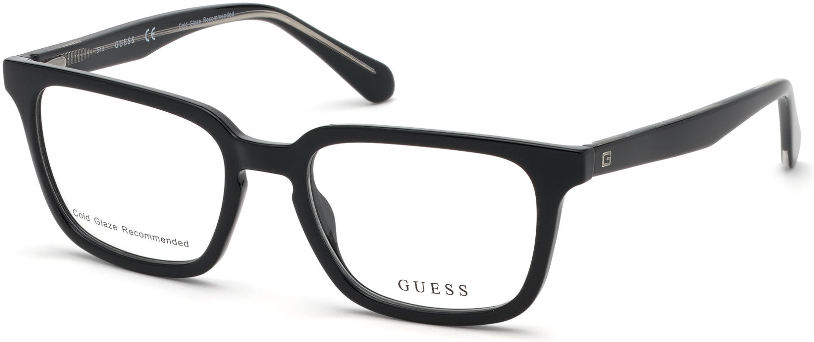 Guess GU1962 Geometric Eyeglasses 001-001 - Shiny Black