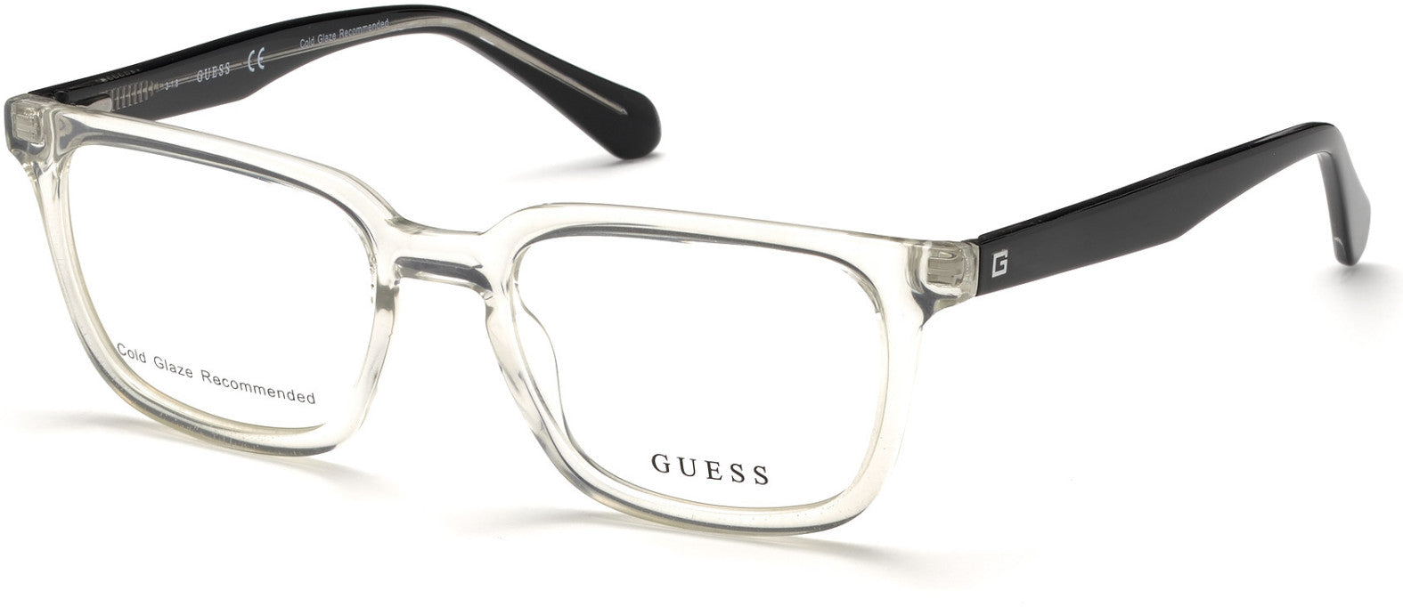Guess GU1962 Geometric Eyeglasses 026-026 - Crystal