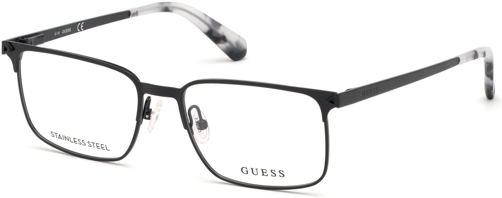 Guess GU1965 Geometric Eyeglasses 005-005 - Black